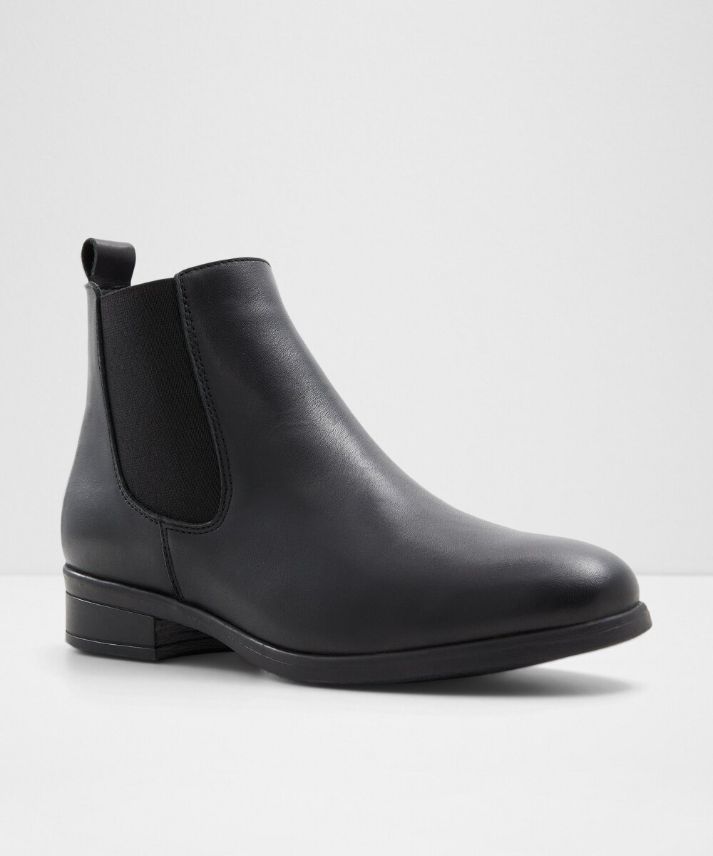 Botines básicos de mujer con punta redonda - Aldo - Negro Negro-4