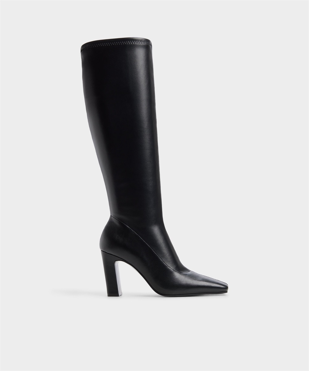 Botas básicas de mujer con punta cuadrada - Aldo - Negro Negro-1