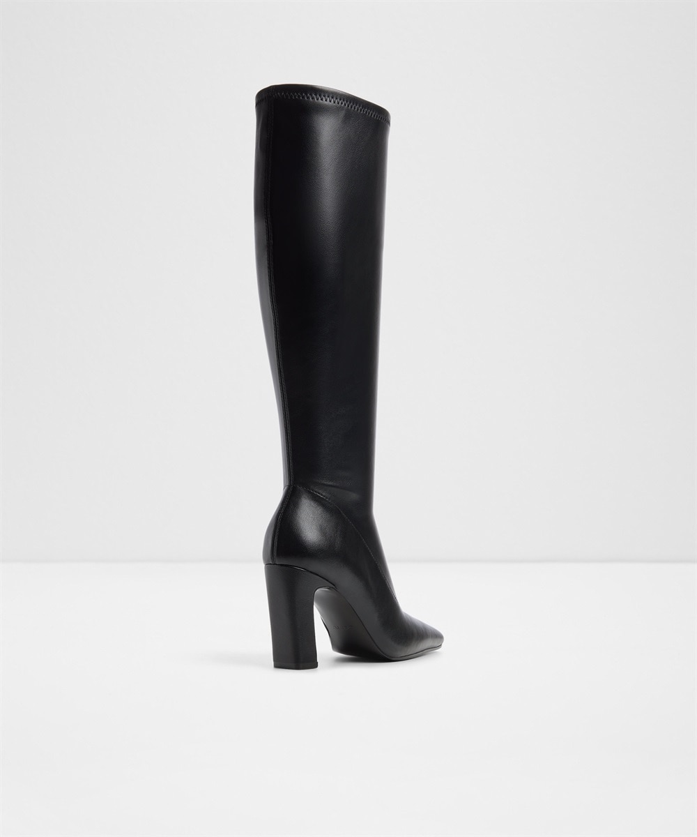 Botas básicas de mujer con punta cuadrada - Aldo - Negro Negro-2