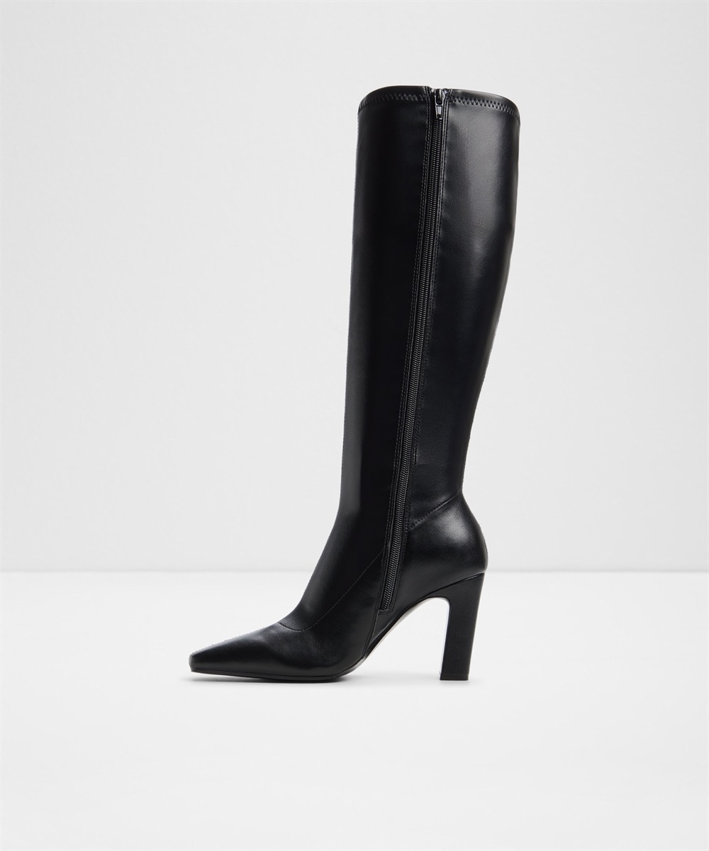 Botas básicas de mujer con punta cuadrada - Aldo - Negro Negro-3