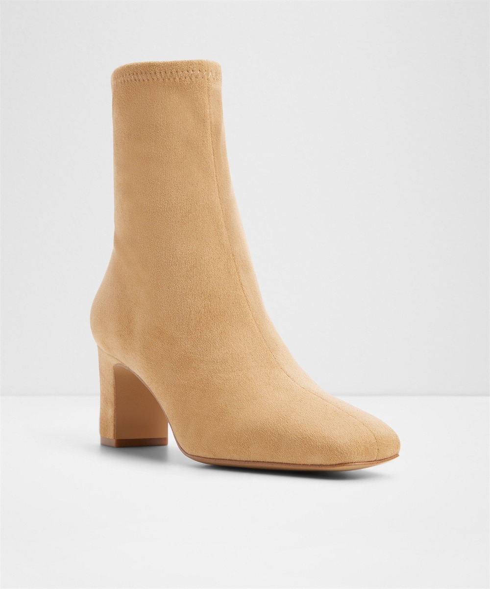 Botines básicos de mujer con punta cuadrada - Aldo - Beige Beige-3