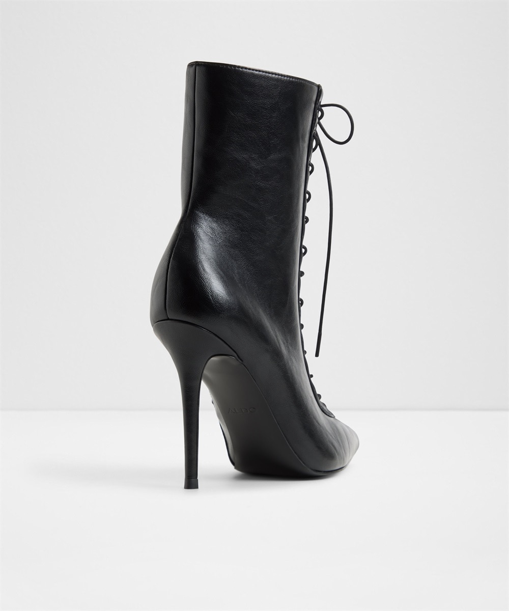Botines básicos de mujer con punta afilada - Aldo - Negro Negro-2