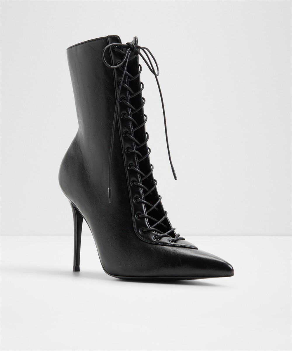 Botines básicos de mujer con punta afilada - Aldo - Negro Negro-5