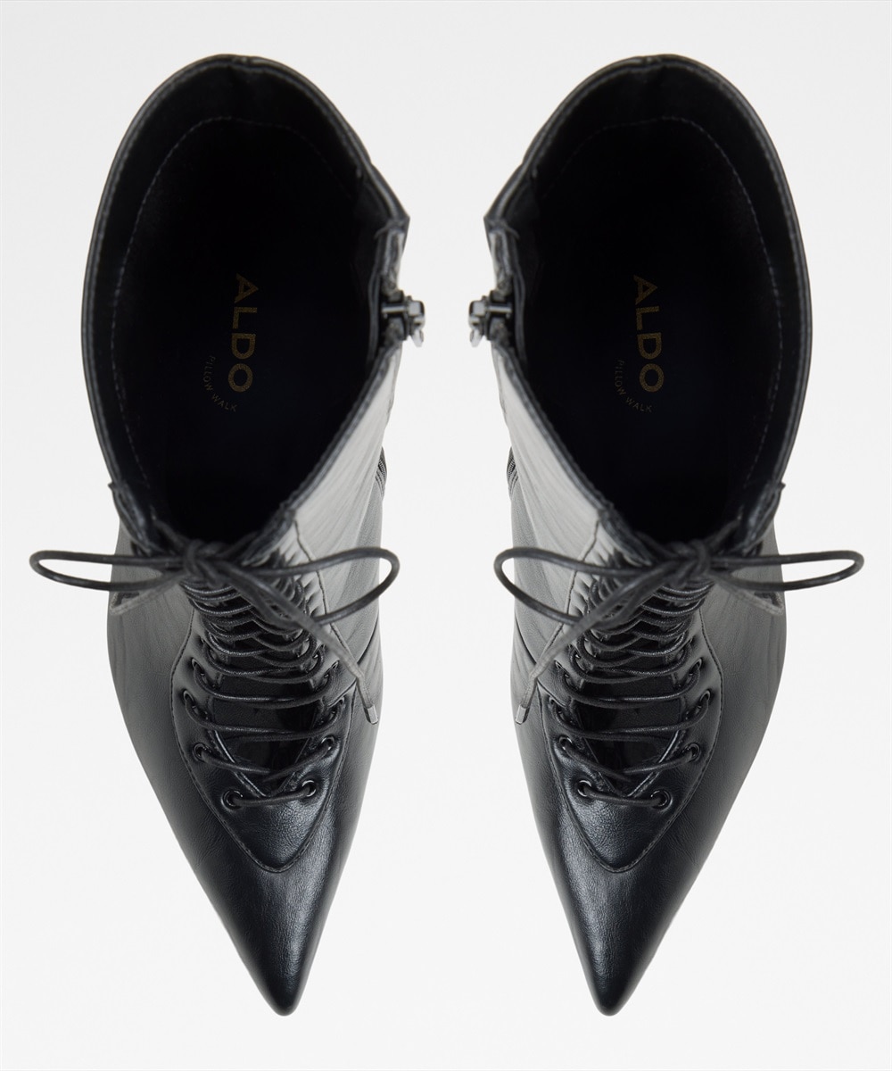 Botines básicos de mujer con punta afilada - Aldo - Negro Negro-6