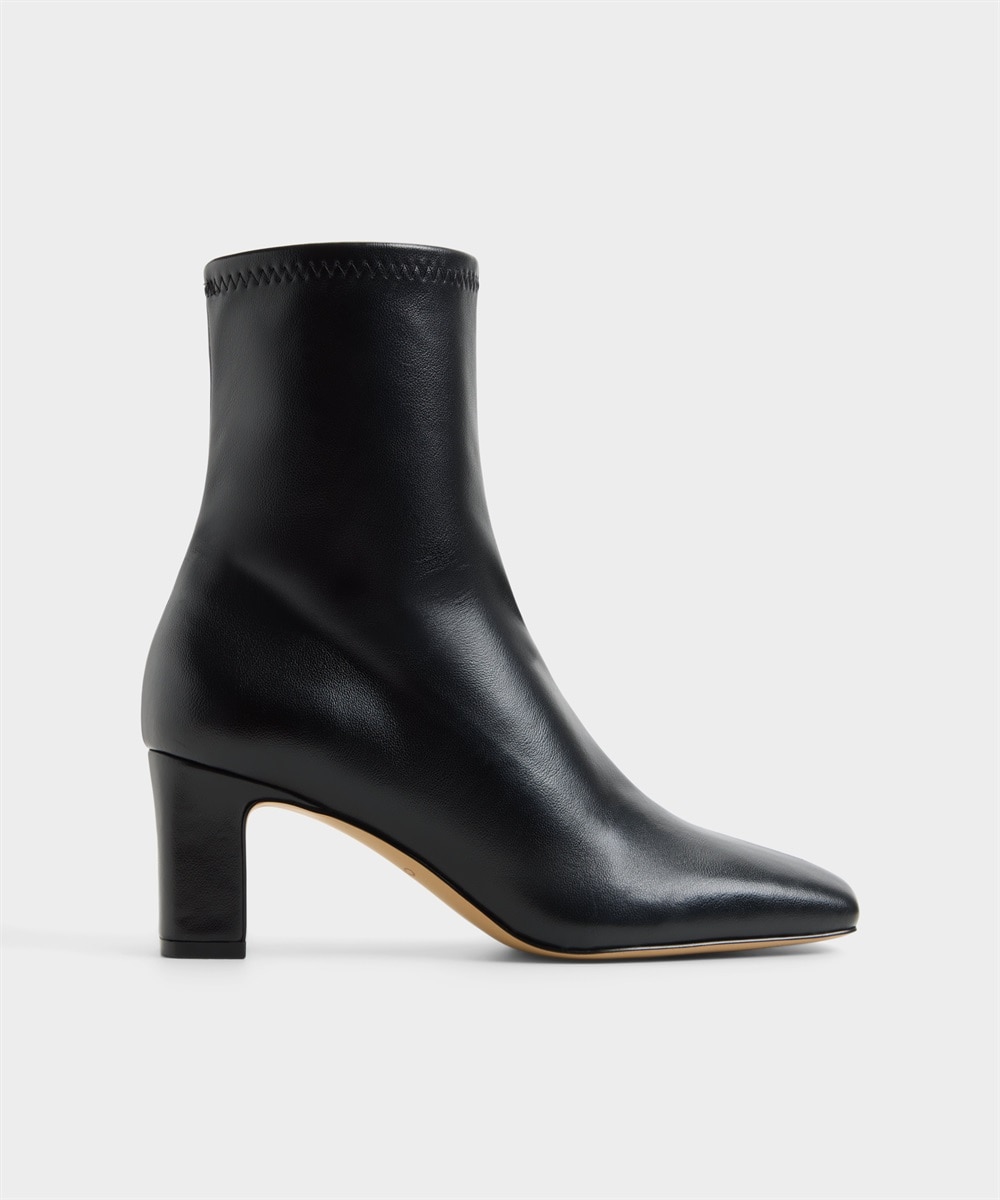Botines básicos de mujer con punta cuadrada - Aldo - Negro Negro-1