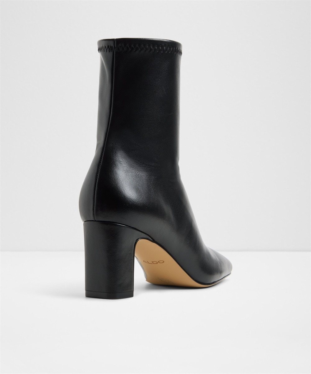 Botines básicos de mujer con punta cuadrada - Aldo - Negro Negro-2