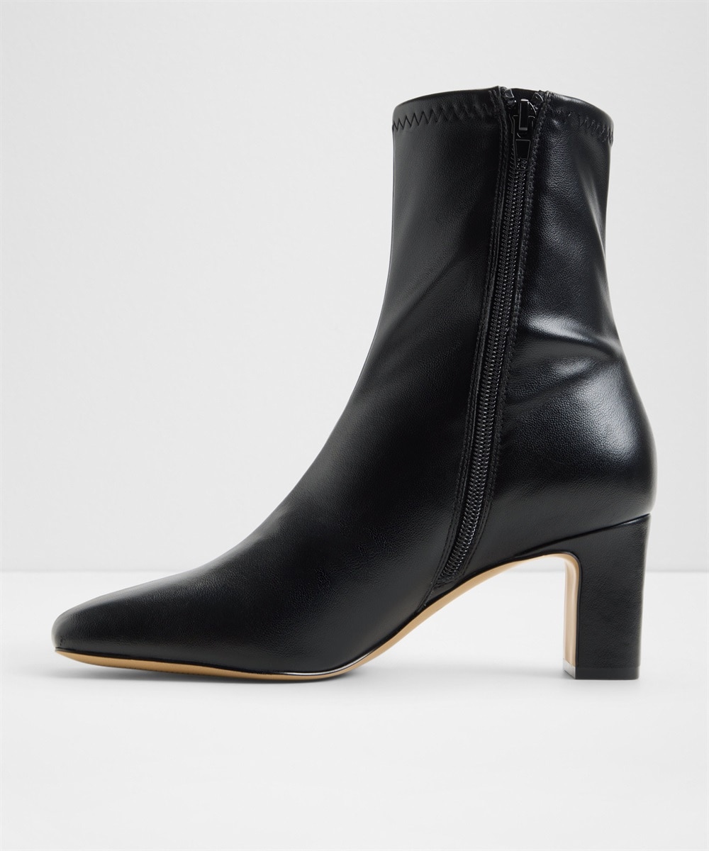 Botines básicos de mujer con punta cuadrada - Aldo - Negro Negro-4