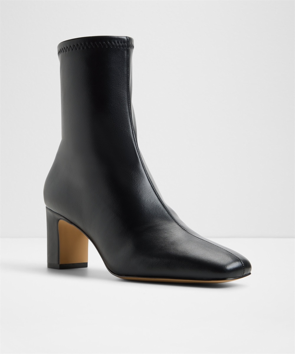 Botines básicos de mujer con punta cuadrada - Aldo - Negro Negro-5