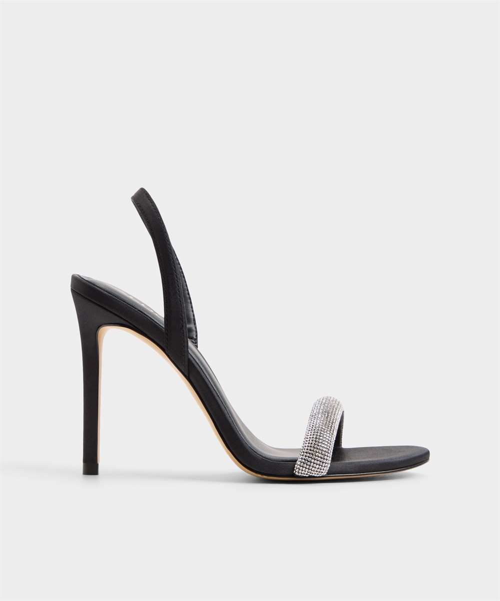 Sandalias de tacón de mujer con punta redonda - Aldo - Negro Negro-1