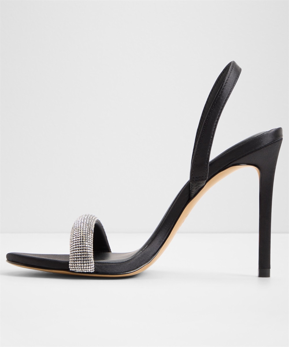 Sandalias de tacón de mujer con punta redonda - Aldo - Negro Negro-4