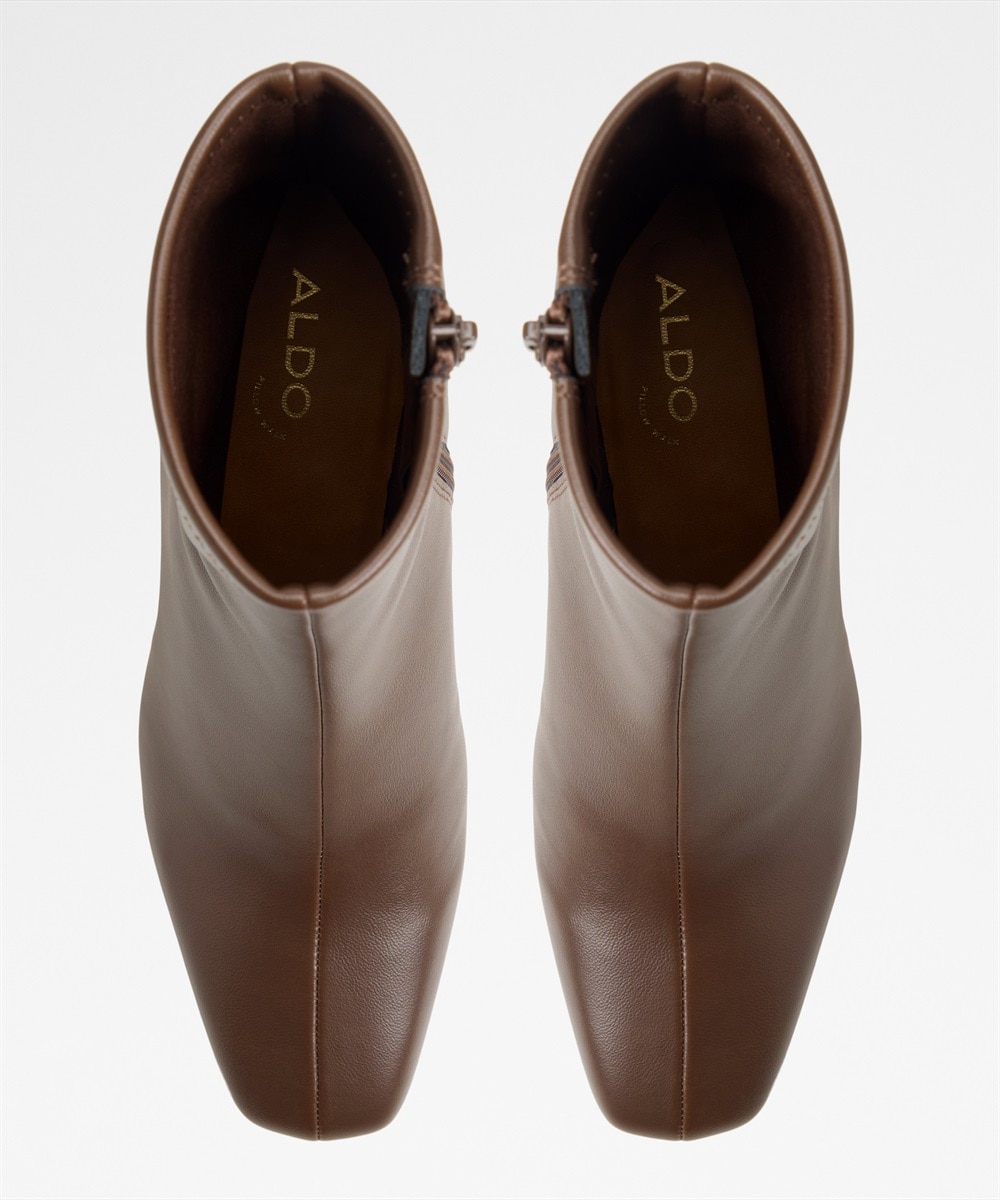 Botines básicos de mujer con punta cuadrada - Aldo - Marrón Marrón-6