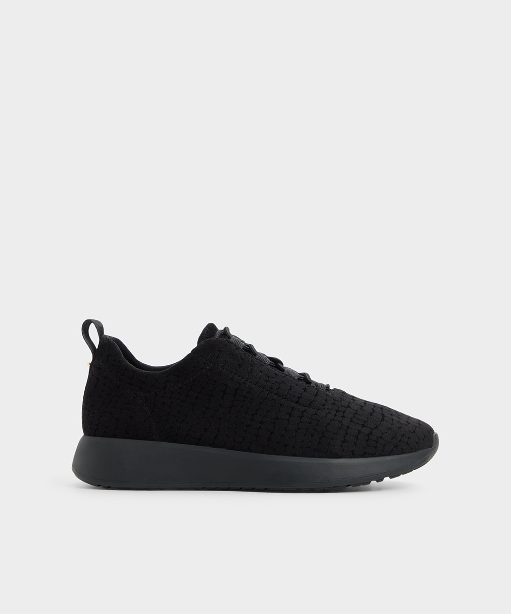 Zapatillas deportivas de mujer con punta redonda - Aldo - Negro Negro-1