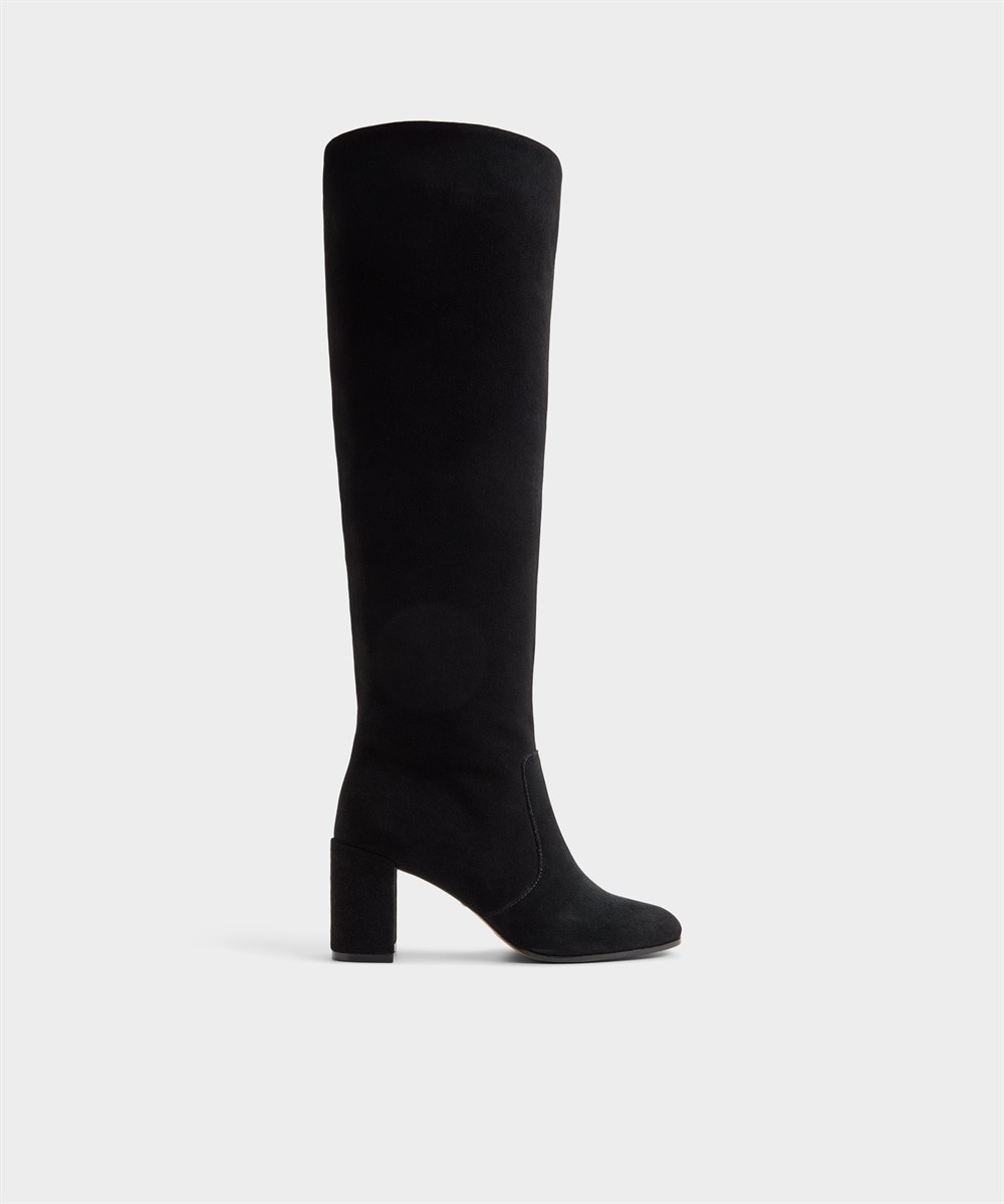 Botas básicas de mujer con punta cuadrada - Aldo - Negro Negro-1