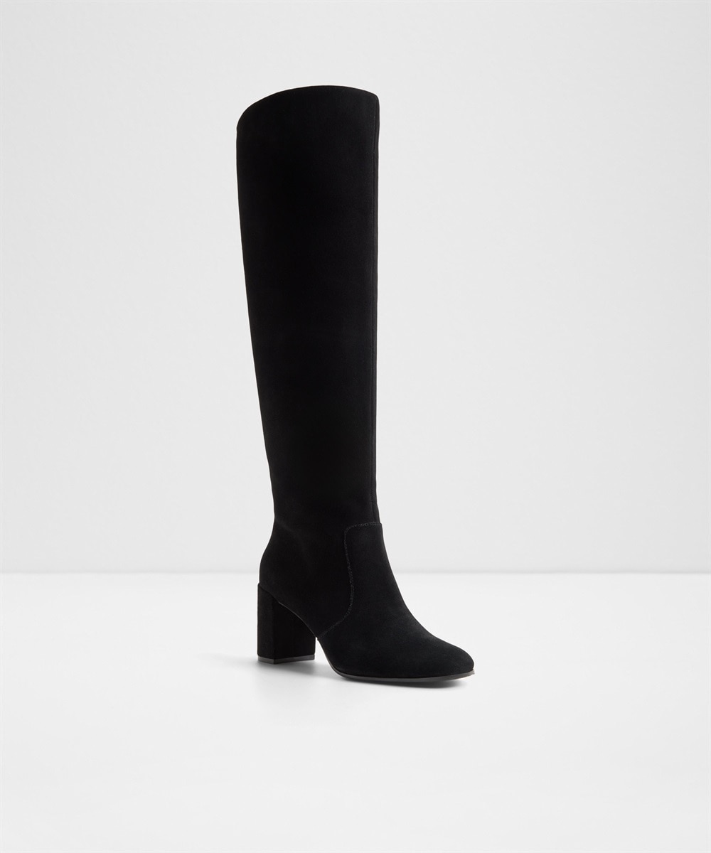 Botas básicas de mujer con punta cuadrada - Aldo - Negro Negro-4
