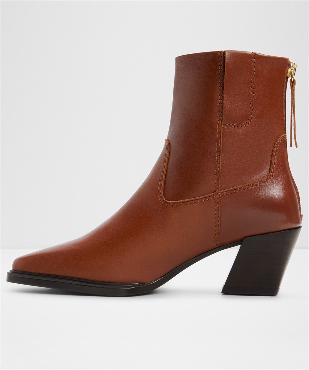 Botines básicos de mujer con punta cuadrada - Aldo - Camel Camel-4