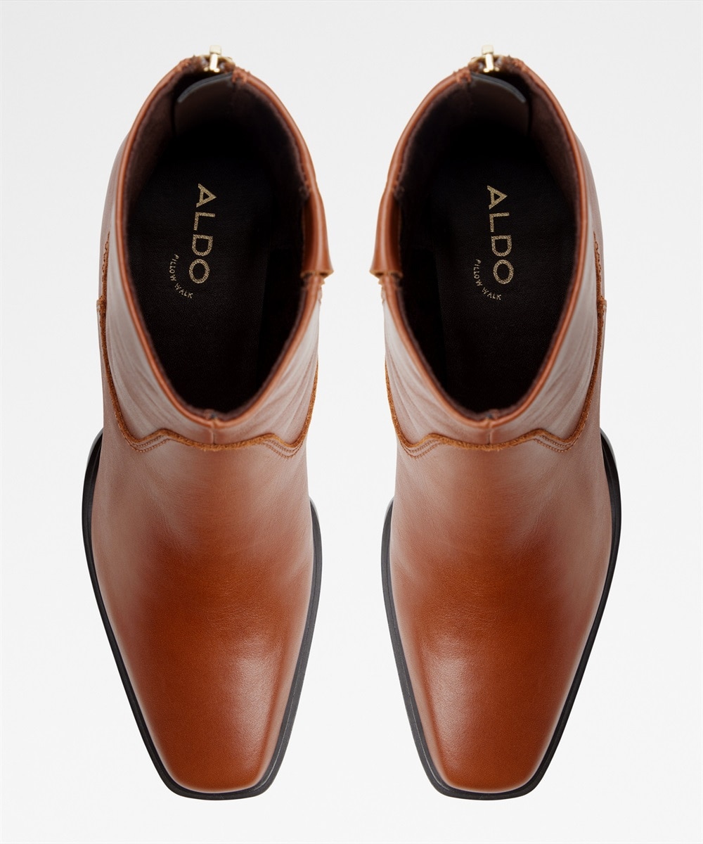 Botines básicos de mujer con punta cuadrada - Aldo - Camel Camel-6