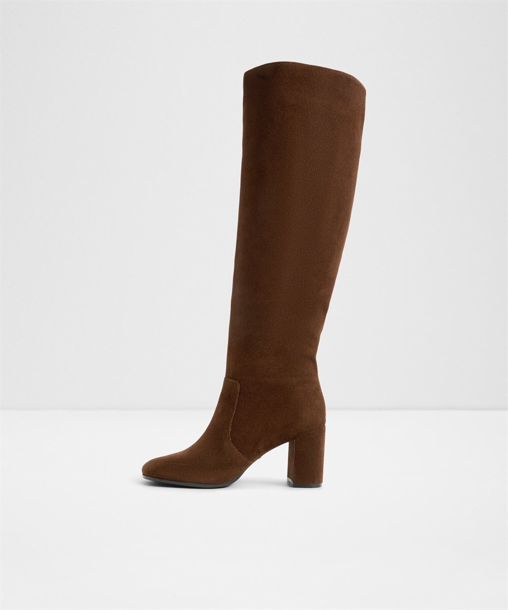 Botas básicas de mujer con punta cuadrada - Aldo - Marrón Marrón-3