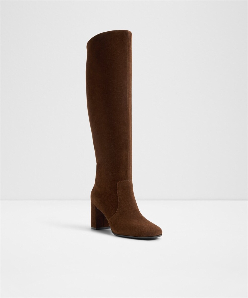 Botas básicas de mujer con punta cuadrada - Aldo - Marrón Marrón-4