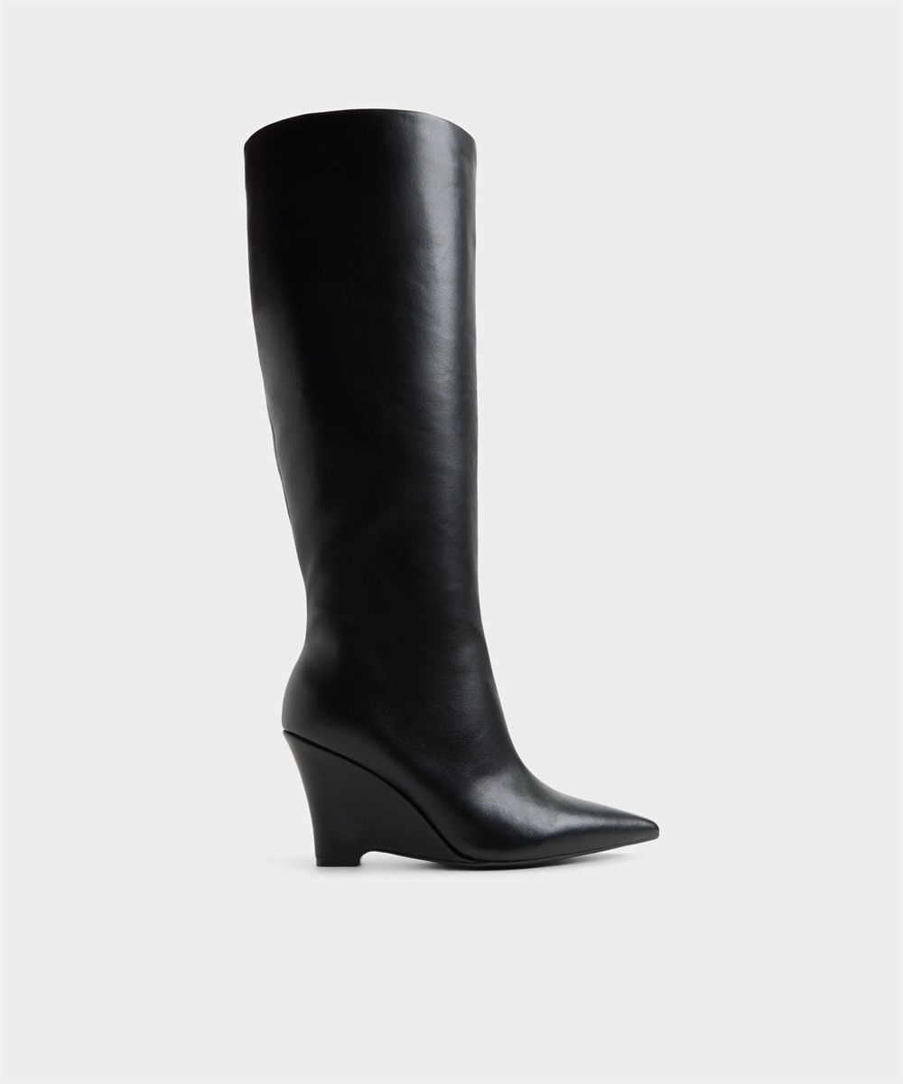 Botas básicas de mujer con punta afilada - Aldo - Negro Negro-1