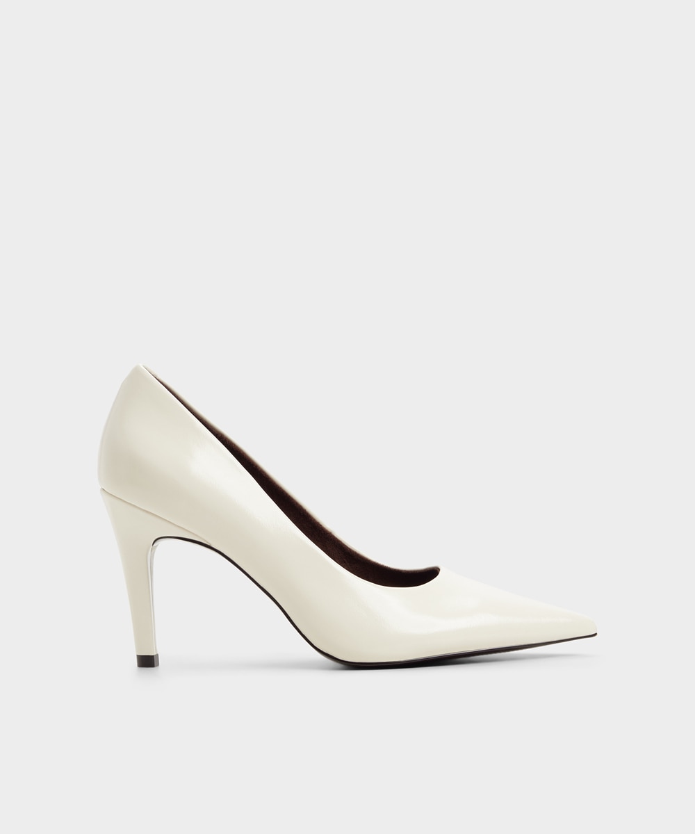 Zapatos de salón de mujer con punta afilada - Aldo - Blanco Blanco-1