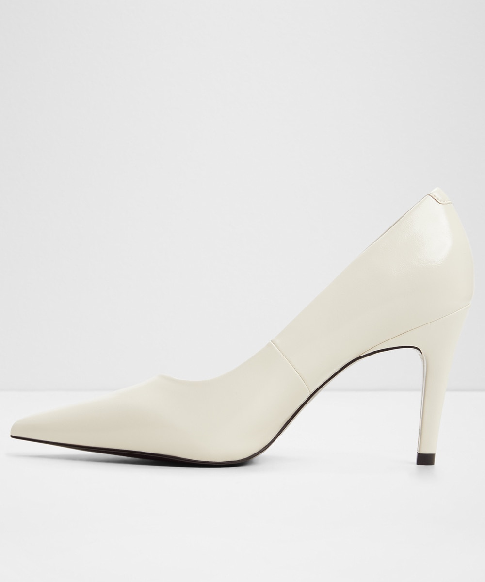 Zapatos de salón de mujer con punta afilada - Aldo - Blanco Blanco-4