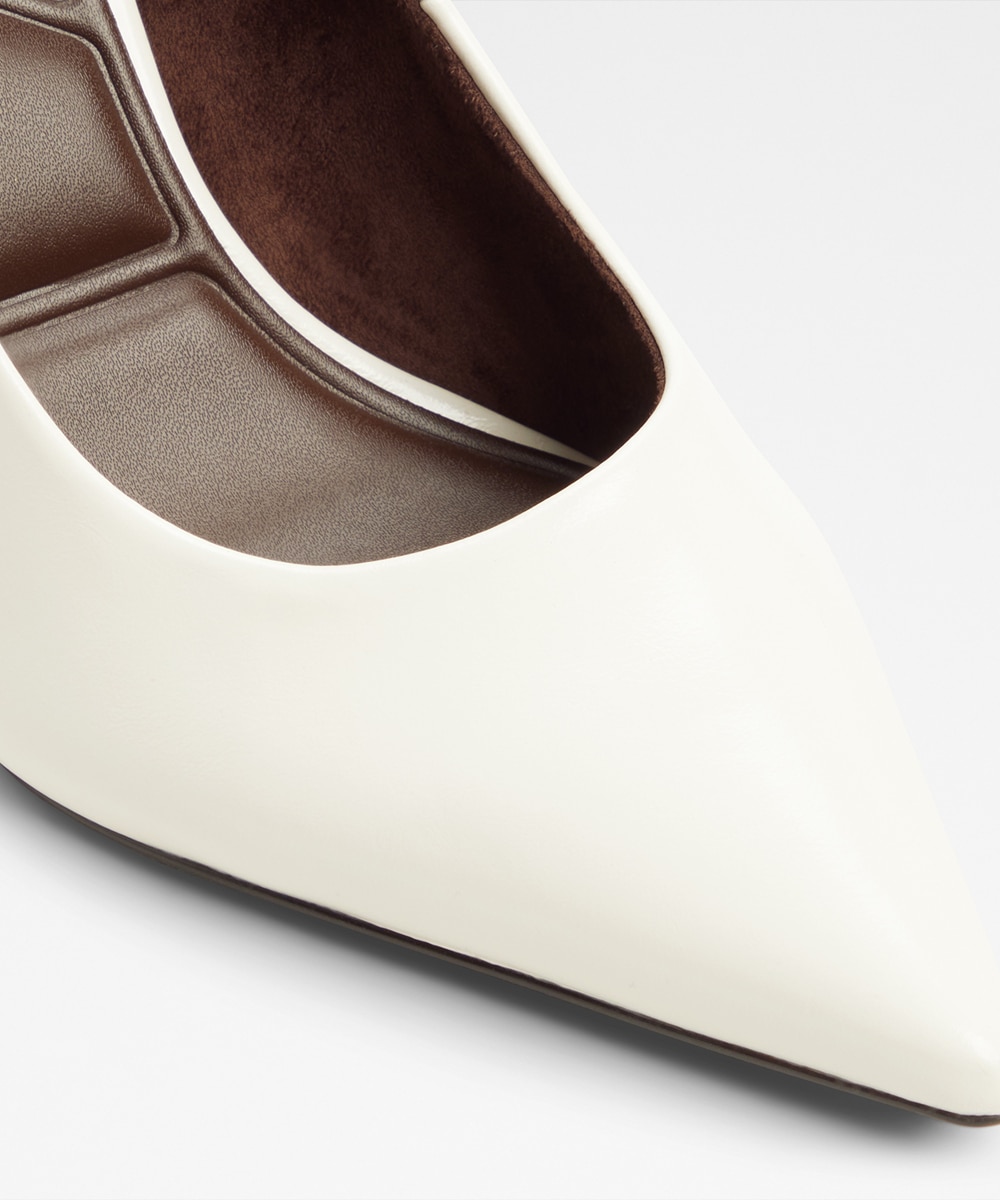Zapatos de salón de mujer con punta afilada - Aldo - Blanco Blanco-6