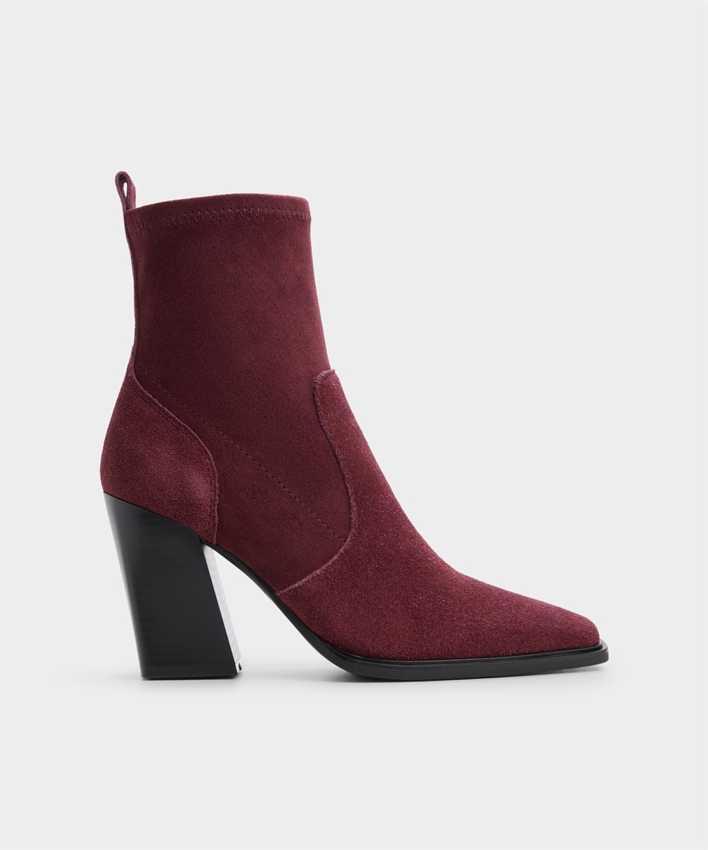 Botines básicos de mujer con punta cuadrada - Aldo - Burdeos Burdeos-1