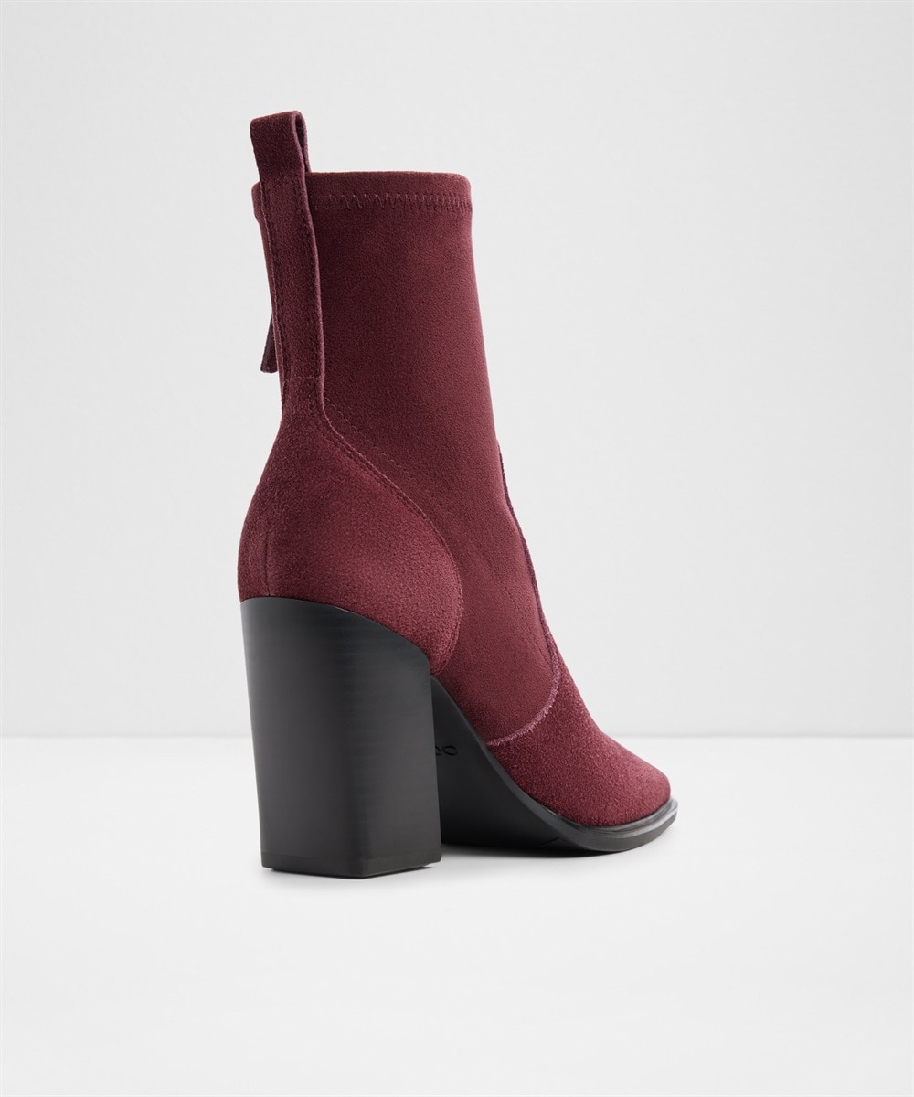 Botines básicos de mujer con punta cuadrada - Aldo - Burdeos Burdeos-2