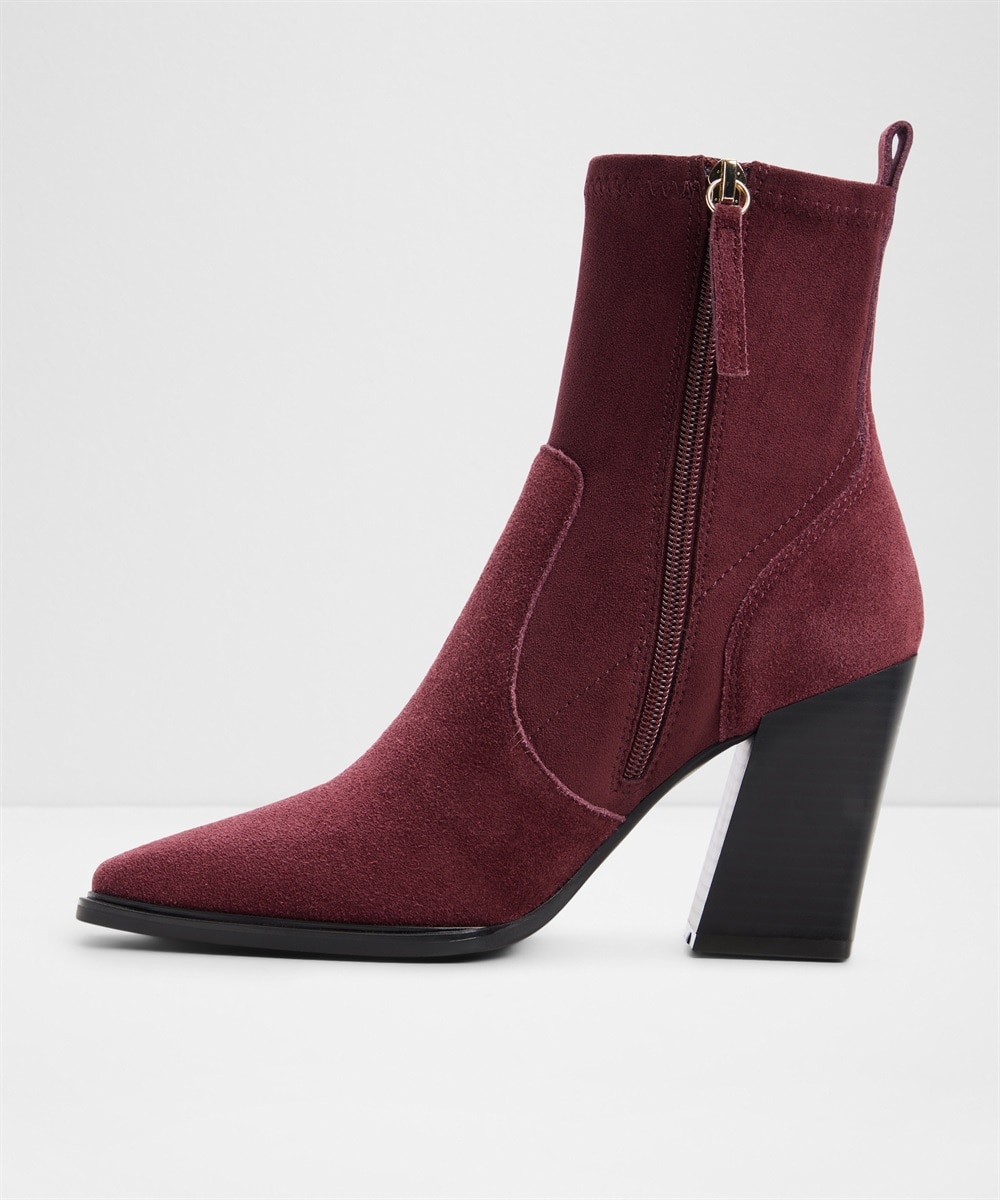Botines básicos de mujer con punta cuadrada - Aldo - Burdeos Burdeos-4
