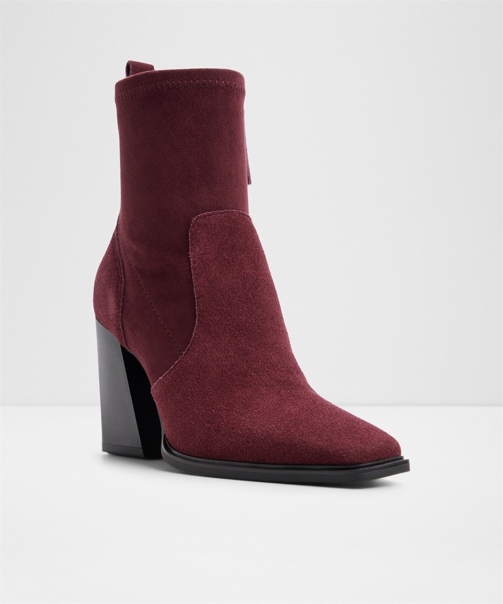 Botines básicos de mujer con punta cuadrada - Aldo - Burdeos Burdeos-5