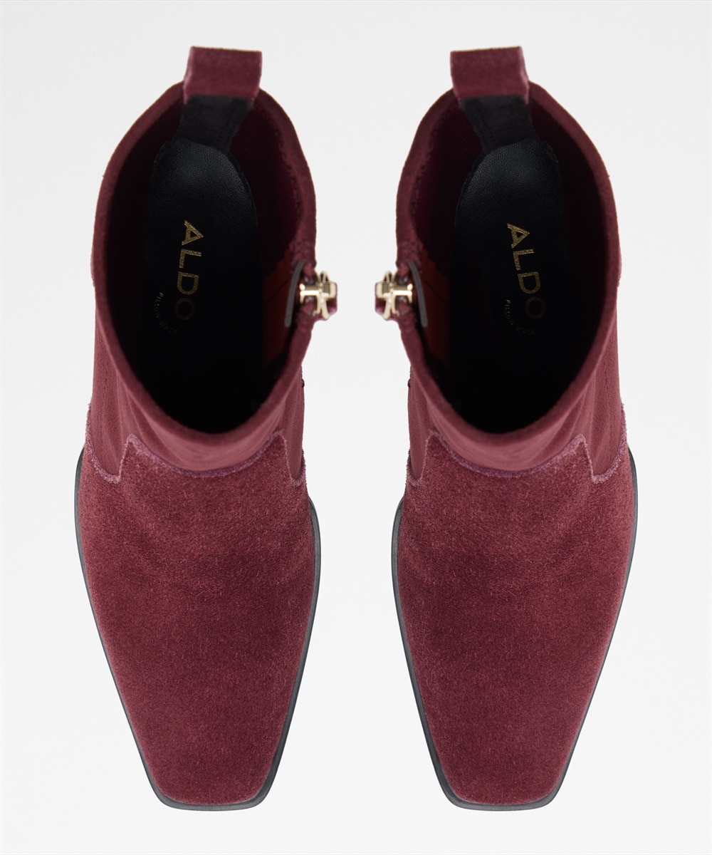 Botines básicos de mujer con punta cuadrada - Aldo - Burdeos Burdeos-6