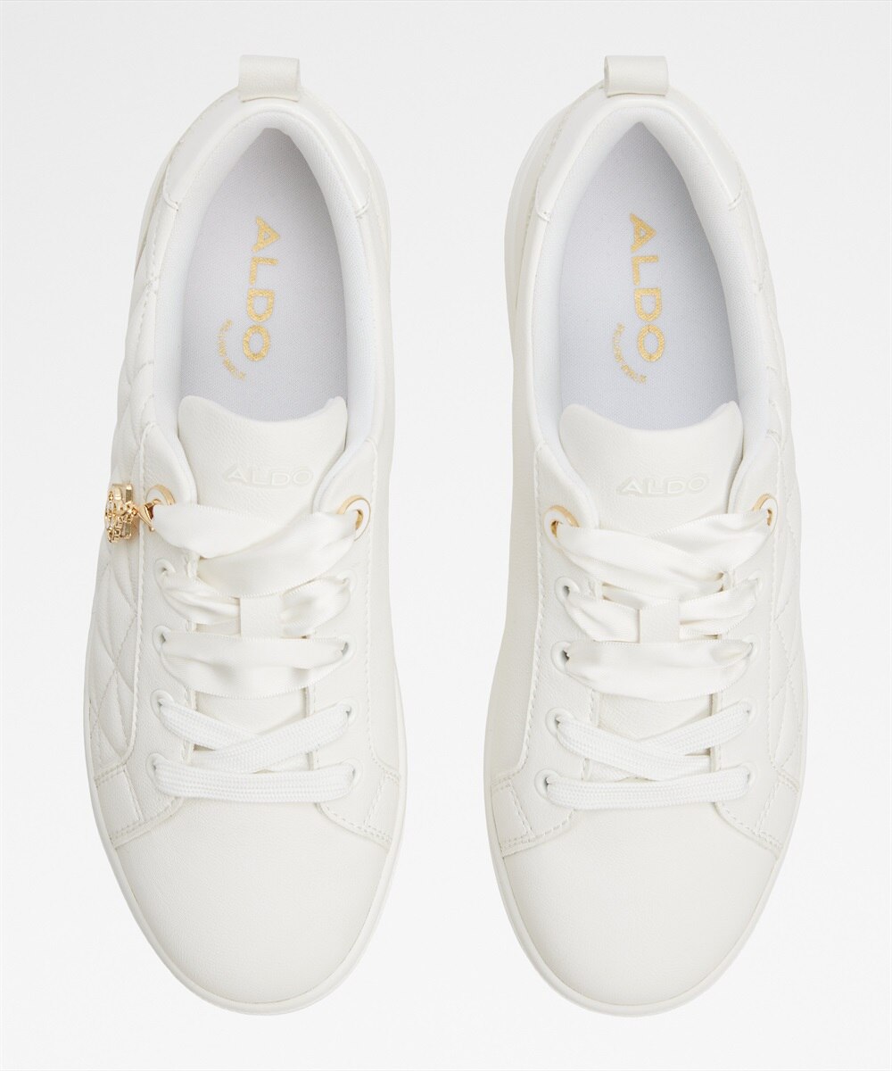 Zapatillas deportivas de mujer con punta redonda - Aldo - Blanco Blanco-3