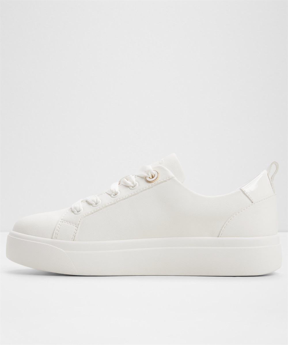 Zapatillas deportivas de mujer con punta redonda - Aldo - Blanco Blanco-4