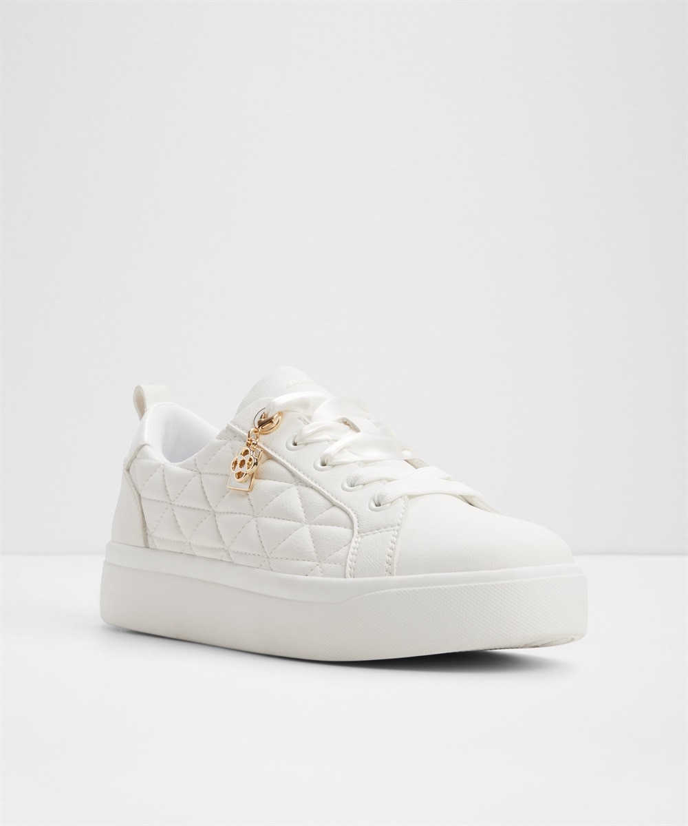 Zapatillas deportivas de mujer con punta redonda - Aldo - Blanco Blanco-5