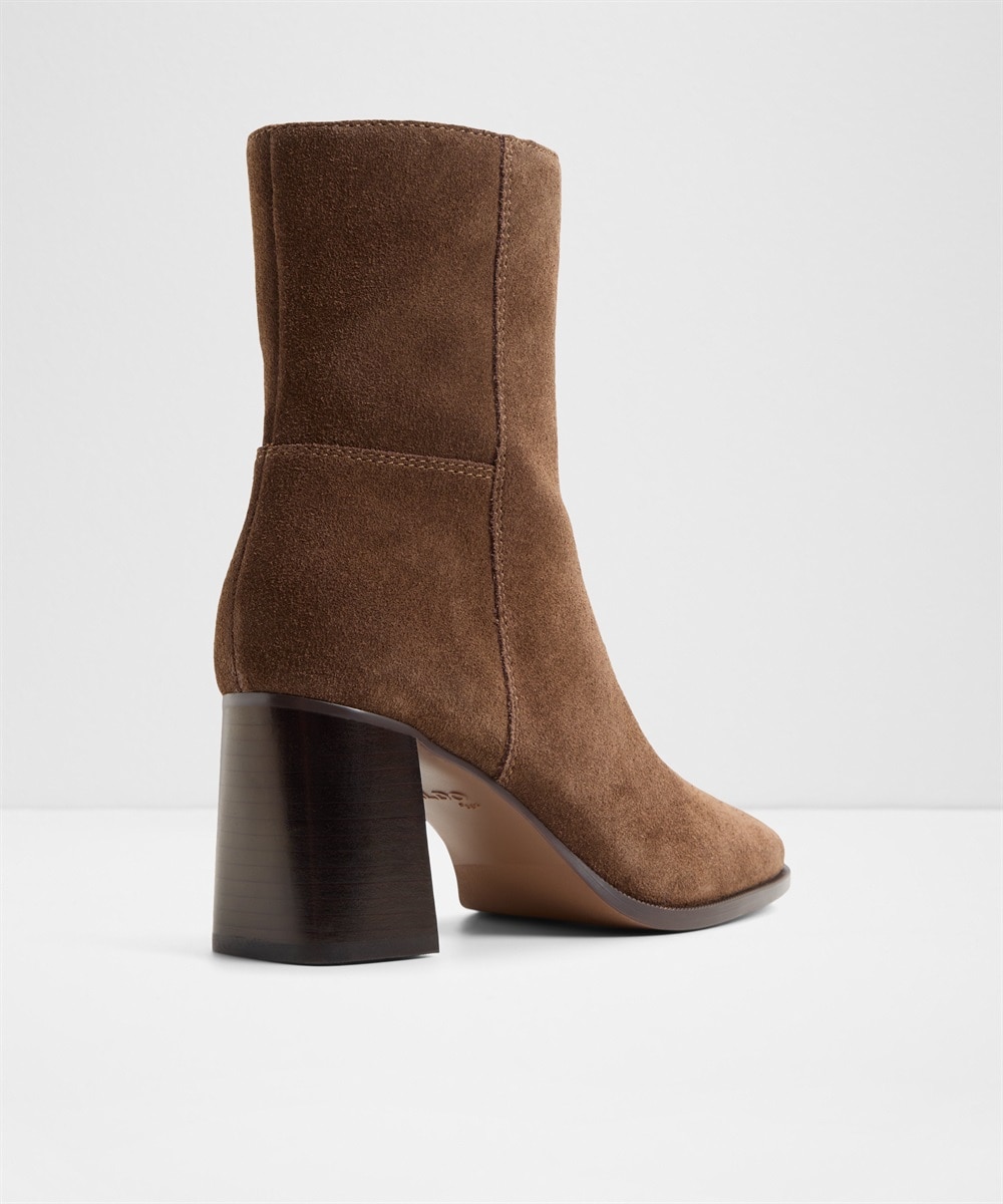 Botines básicos de mujer con punta cuadrada - Aldo - Marrón Marrón-2