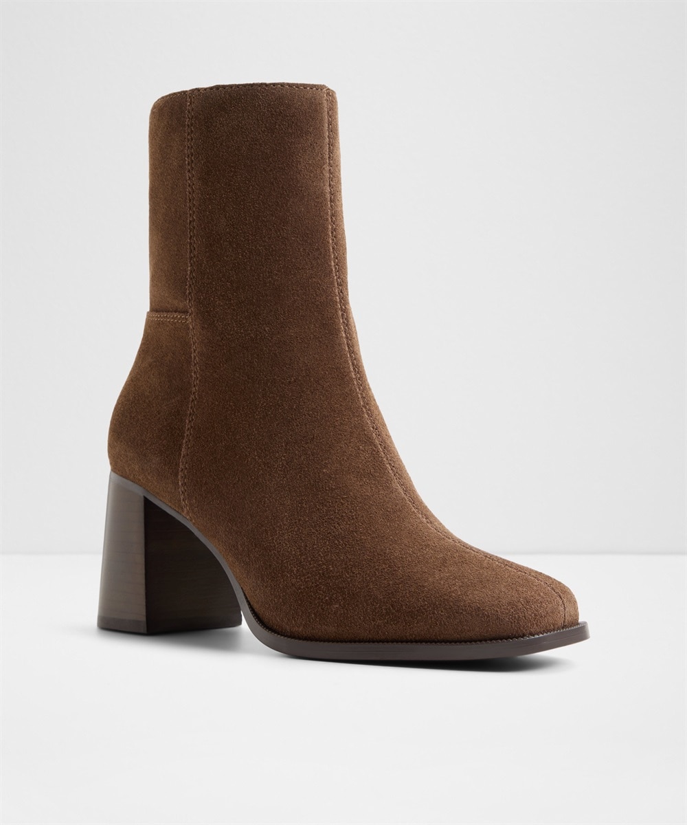 Botines básicos de mujer con punta cuadrada - Aldo - Marrón Marrón-5