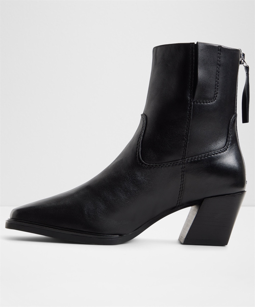 Botines básicos de mujer con punta cuadrada - Aldo - Negro Negro-4