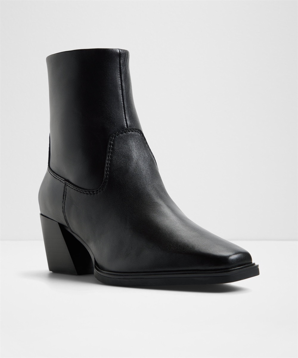 Botines básicos de mujer con punta cuadrada - Aldo - Negro Negro-5