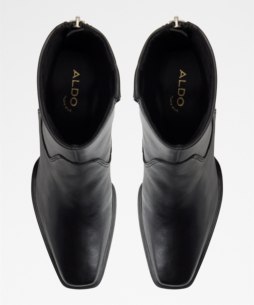 Botines básicos de mujer con punta cuadrada - Aldo - Negro Negro-6