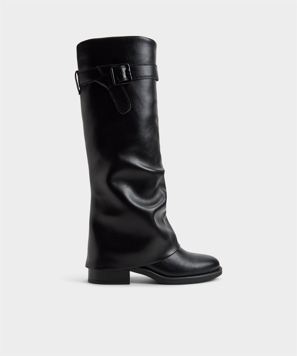 Botas básicas de mujer con punta redonda - Aldo - Negro Negro-1