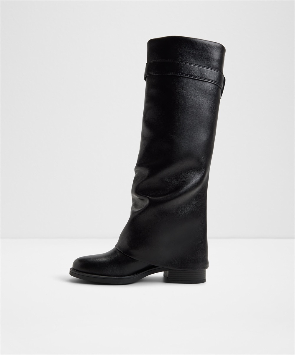 Botas básicas de mujer con punta redonda - Aldo - Negro Negro-3