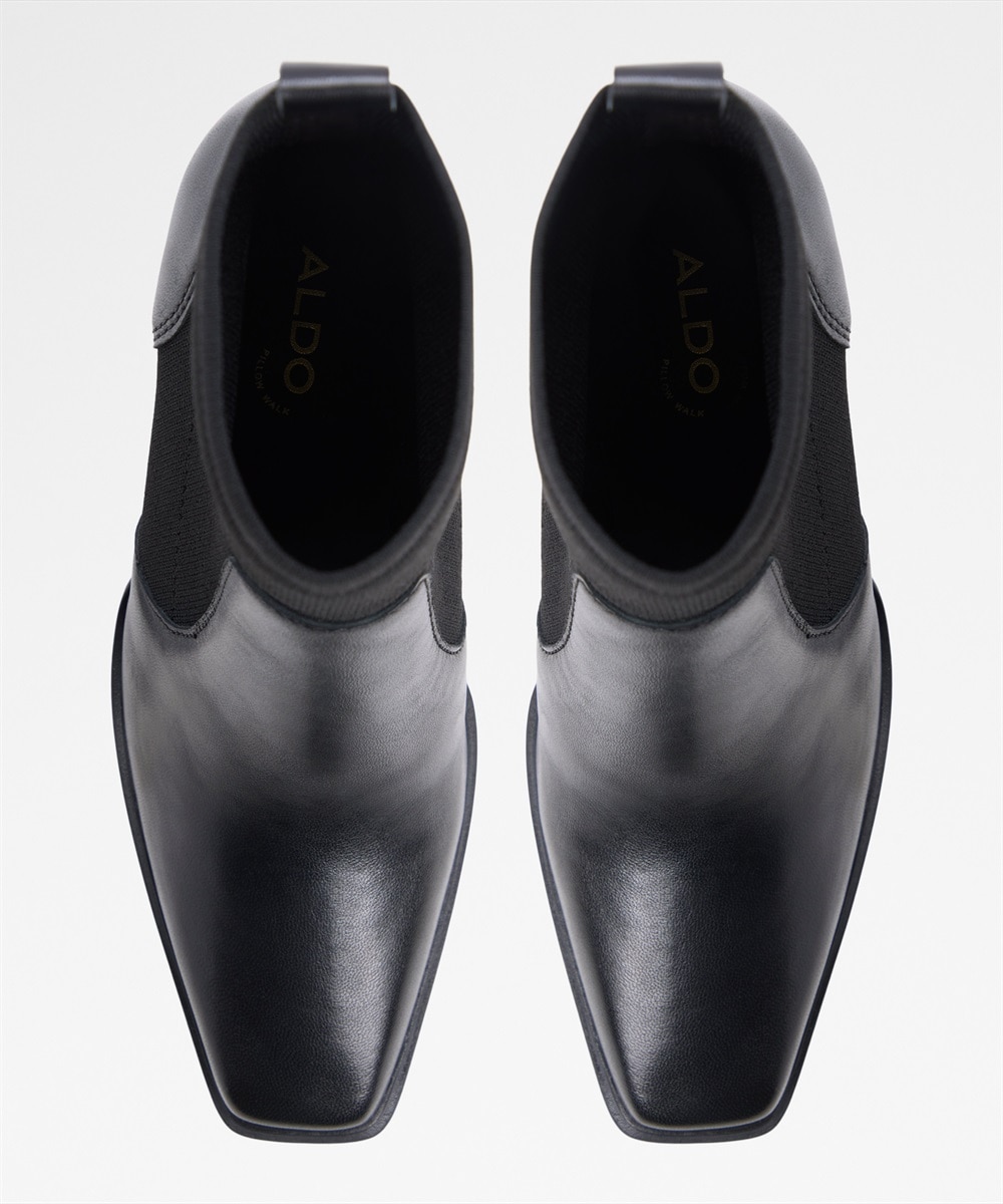 Botines básicos de mujer con punta cuadrada - Aldo - Negro Negro-6