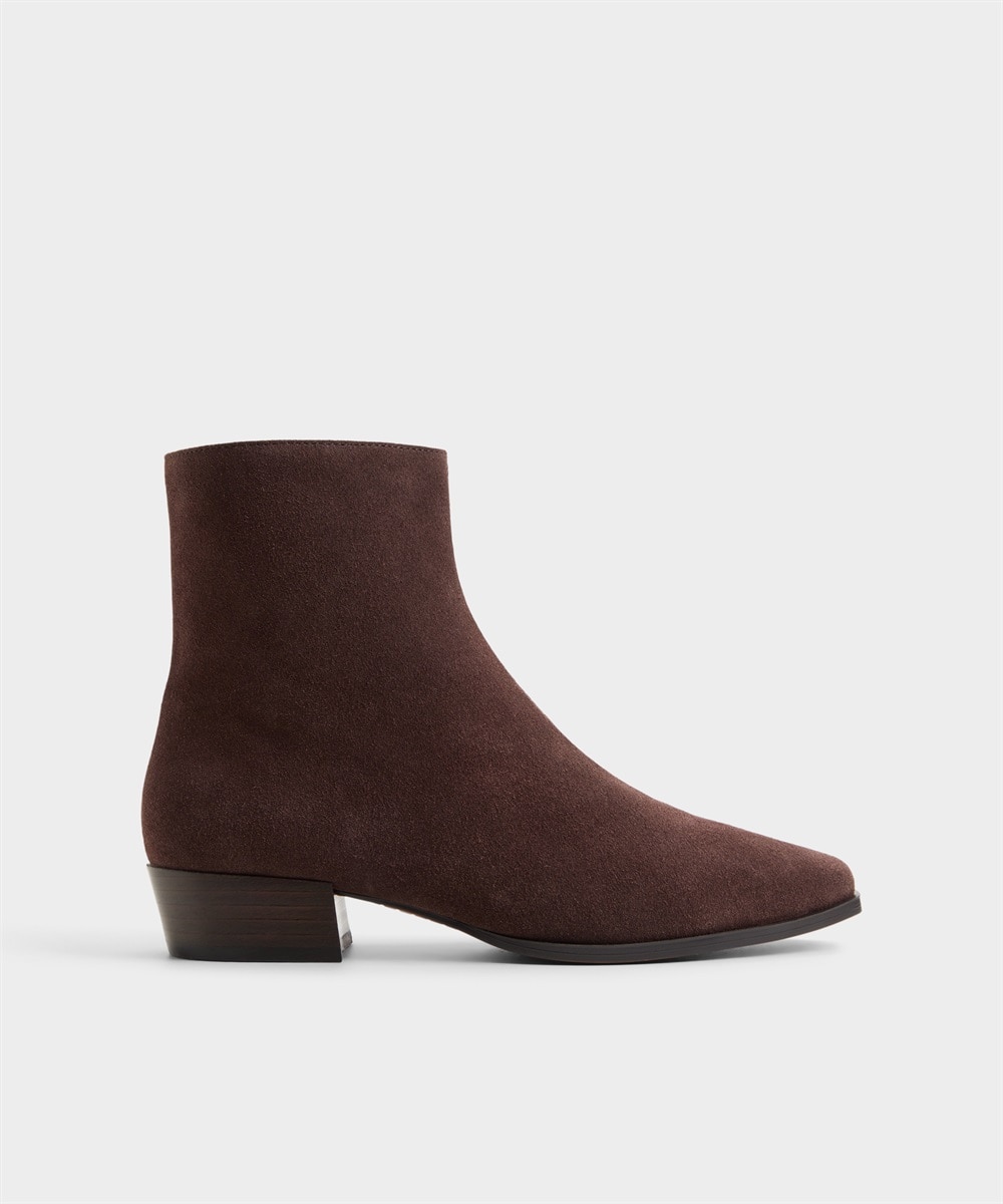 Botines básicos de mujer con punta cuadrada - Aldo - Marrón Marrón-1