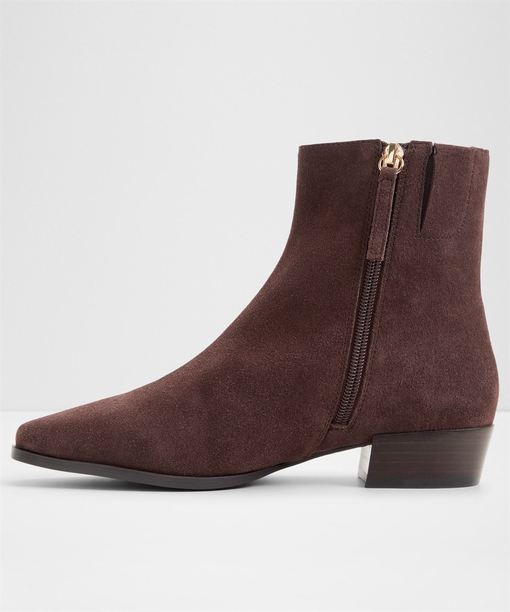 Botines básicos de mujer con punta cuadrada - Aldo - Marrón Marrón-4