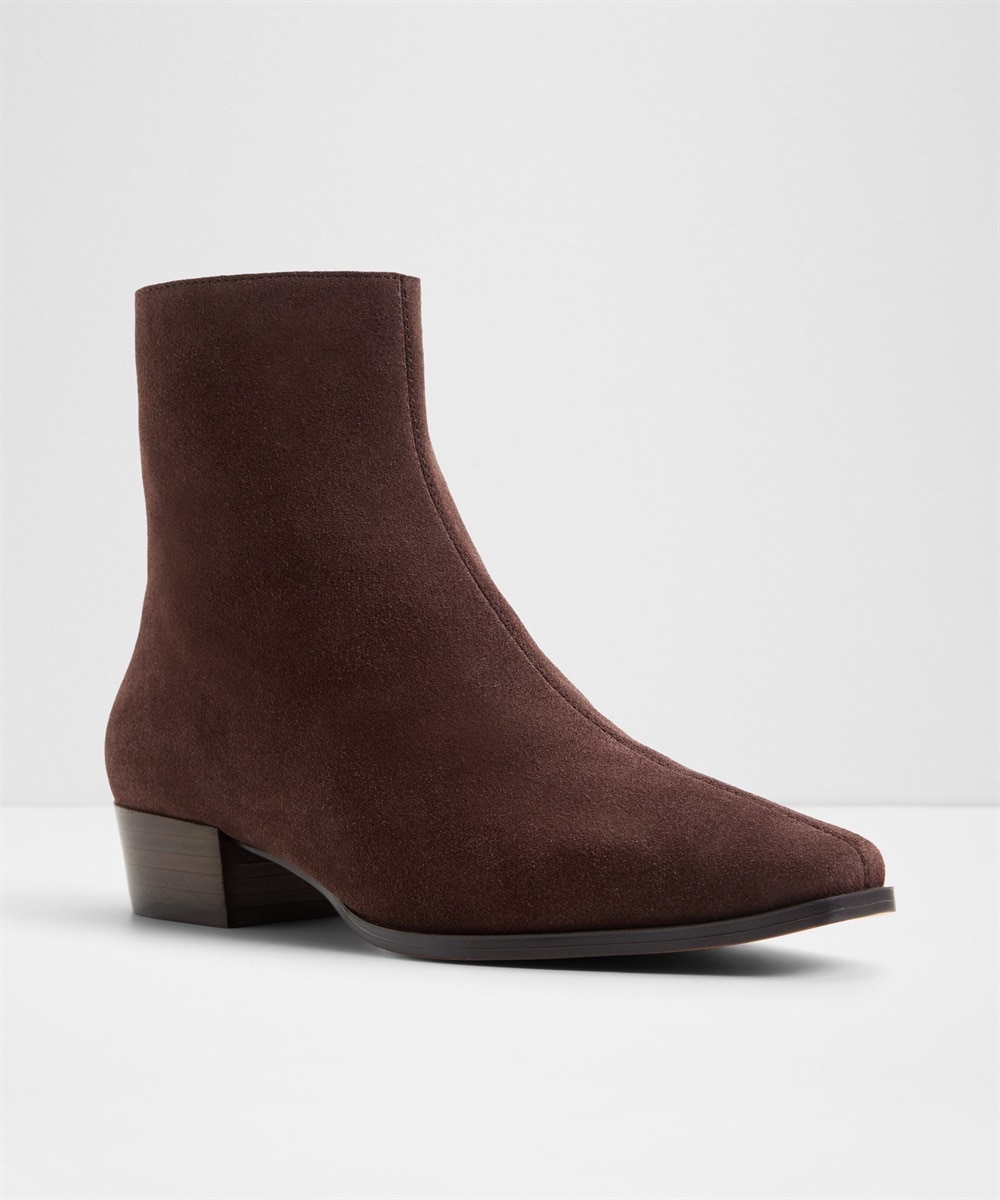 Botines básicos de mujer con punta cuadrada - Aldo - Marrón Marrón-5