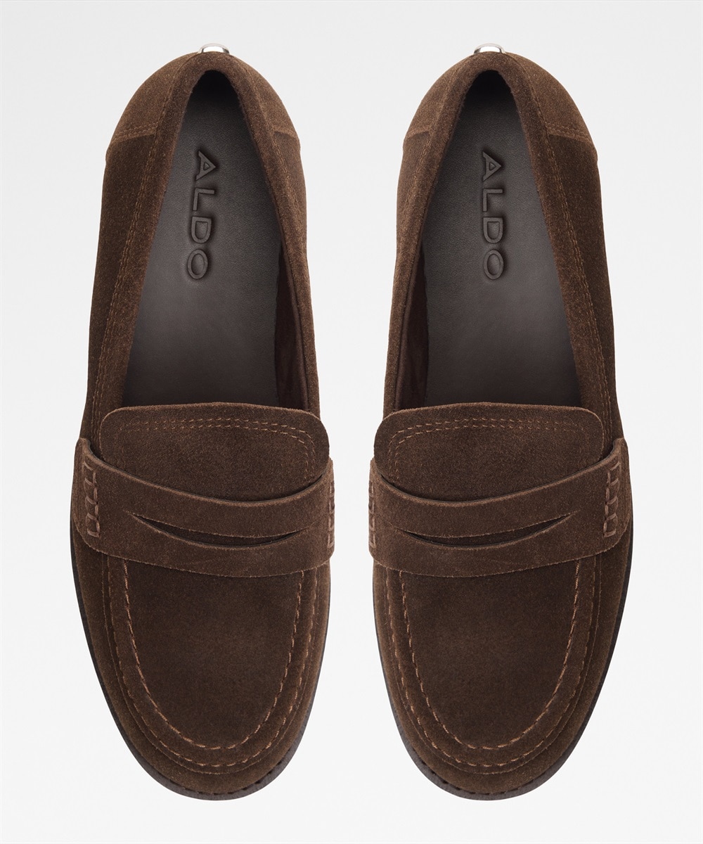 Mocasines planos de mujer con punta redonda - Aldo - Marrón Marrón-3