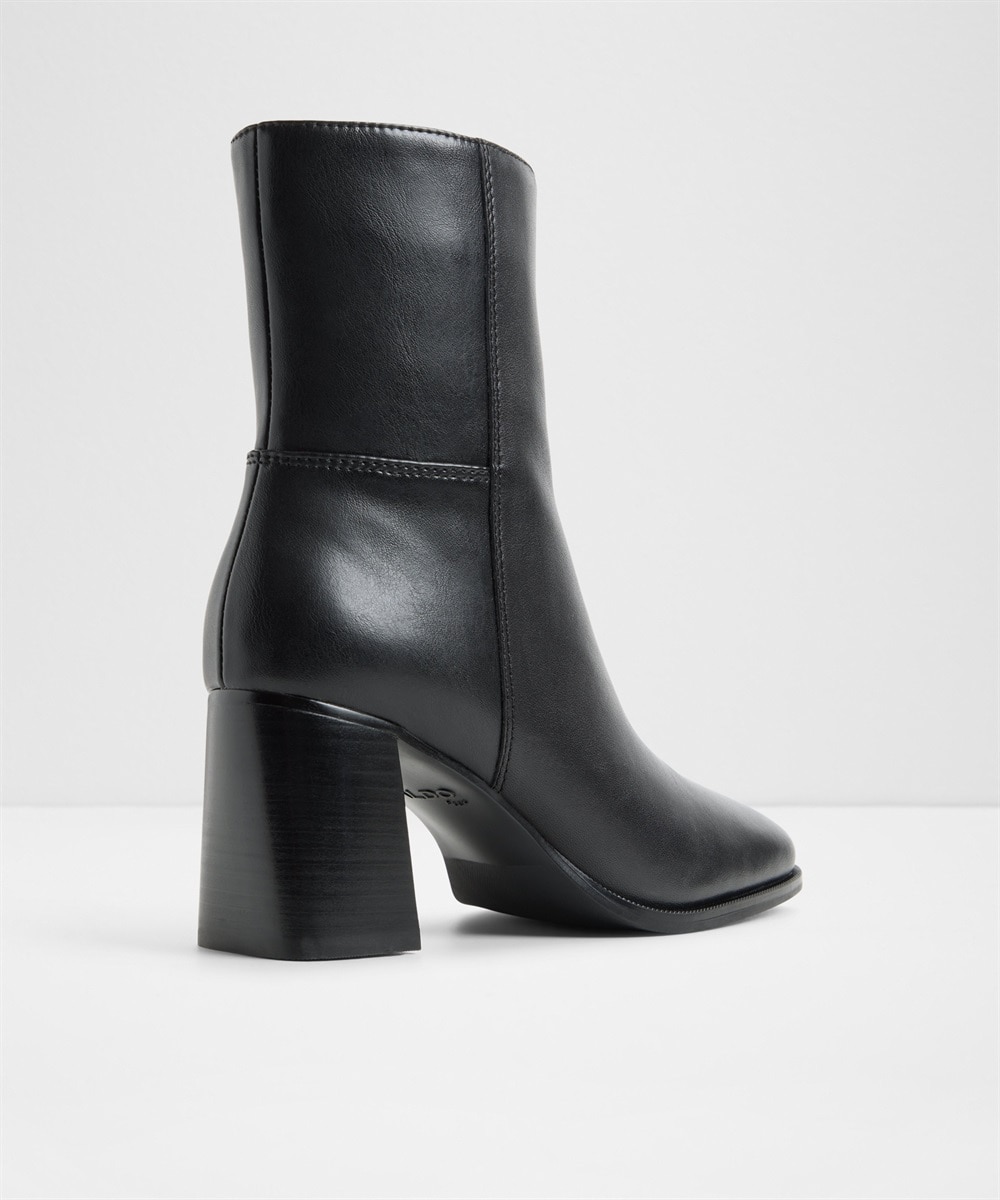 Botines básicos de mujer con punta cuadrada - Aldo - Negro Negro-2