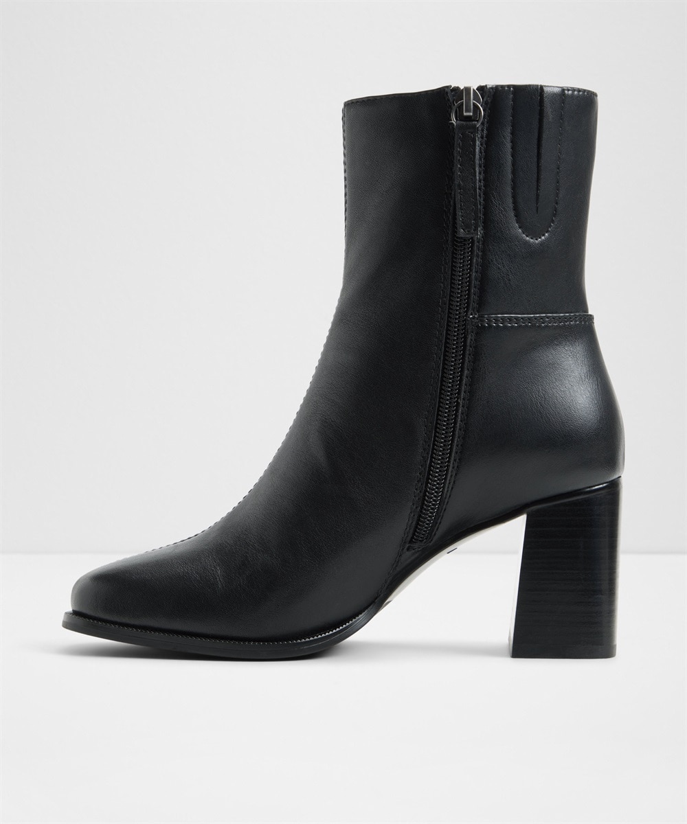 Botines básicos de mujer con punta cuadrada - Aldo - Negro Negro-4