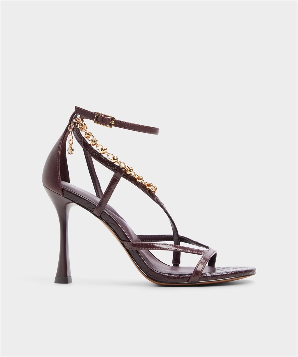 Sandalias de tacón de mujer con punta redonda - Aldo - Burdeos Burdeos-1