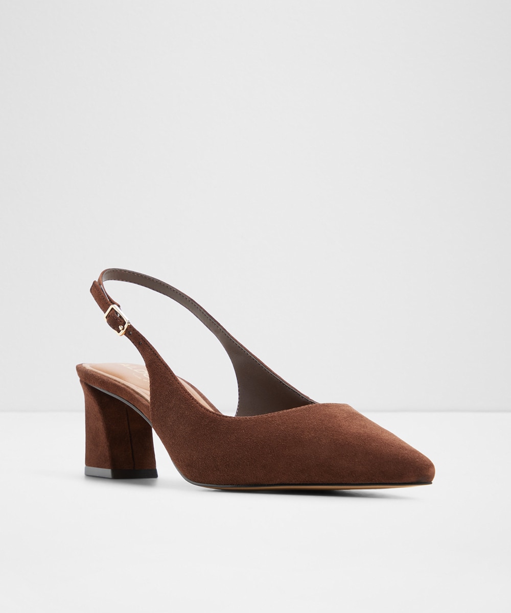 Zapatos de salón de mujer con punta afilada - Aldo - Marrón Marrón-5